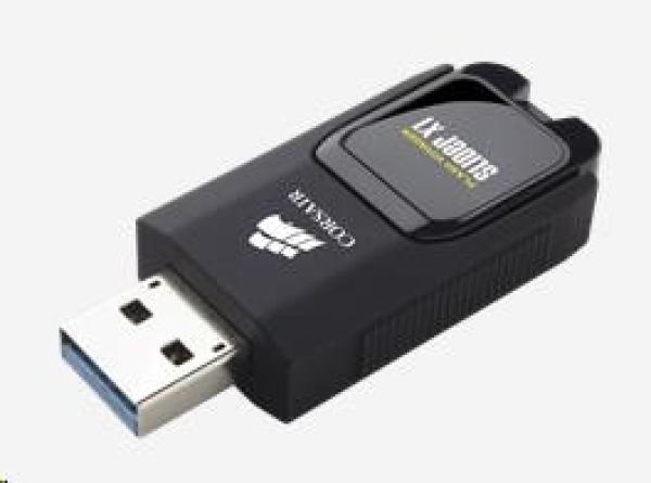 Flash disk CORSAIR 32GB Voyager Slider X1,  USB 3.0,  čierna1
