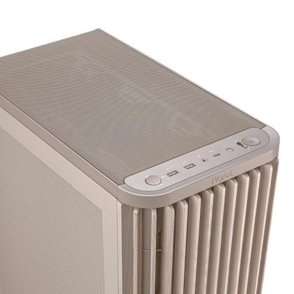 ASUS case PROART PA401 WOOD MESH PWM,  ATX,  2x 160mm Fan,  1x 120mm Fan,  Fan Hub,  beige (béžová)3