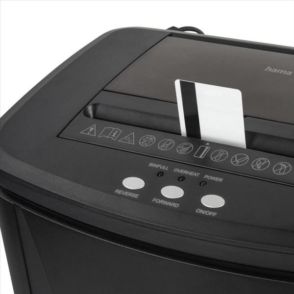 Hama Safe Auto M1200,  skartovačka,  micro rez,  automat. podávač,  120 listov,  bezp. úroveň P4 T4 E34