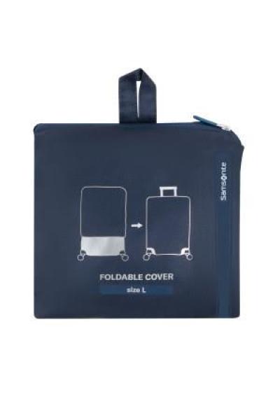 Samsonite TA REVOLUTION FOLDABLE LUGGAGE COVER L MIDNIGHT BLUE1
