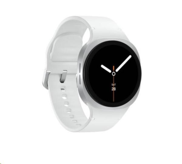 Samsung Galaxy Watch8 (40mm) LTE stříbrná,  EU2
