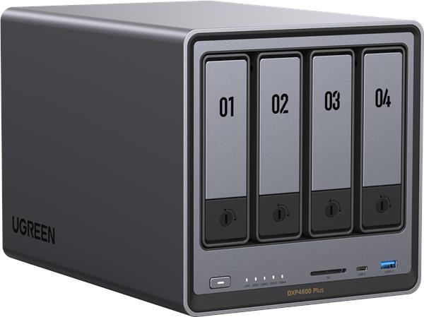 UGREEN NASync DXP4800 Plus (6C/ Gold8505/ 4, 4GHz/ 8GBRAM/ 4xSATA/ 2xM.2/ 1x2, 5GbE/ 1x10GbE/ 2xUSB2.0/ 2xUSB3.2/ 1xUSB-C/ HDMI/ SD)4