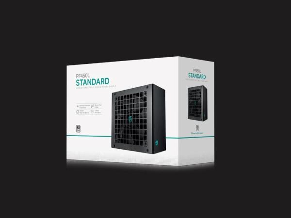 DEEPCOOL GAMERSTORM zdroj 450W PF450L,  120mm,  80+,  černá7