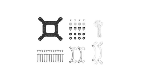 DEEPCOOL Vodní chladič LE360 WH V2,  ARGB,  3x120mm,  AM5,  LGA1851,  bílá3