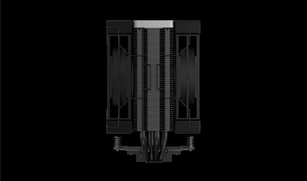 DEEPCOOL CPU Chladič AK400 ZERO DARK PLUS,  2x120mm,  LGA1851,  AM5,  černá5