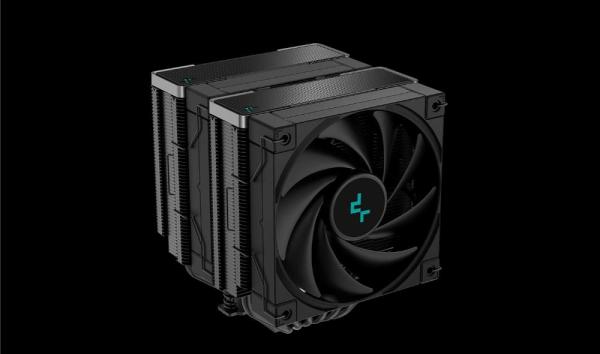 DEEPCOOL CPU Chladič AK620 ZERO DARK,  2x120mm,  LGA1851,  AM5,  černá