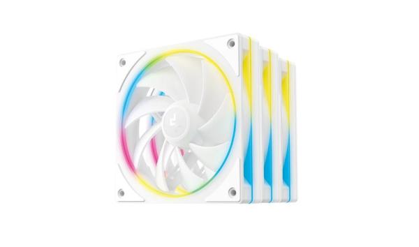 DEEPCOOL Ventilátor FL12 SE WH 3v1,  3x 120mm,  ARGB,  bílá