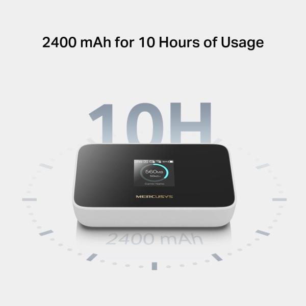 Mercusys MT115 WiFi6 4G LTE router (AX300,  4G LTE,  2, 4GHz,  1xnanoSIM)4