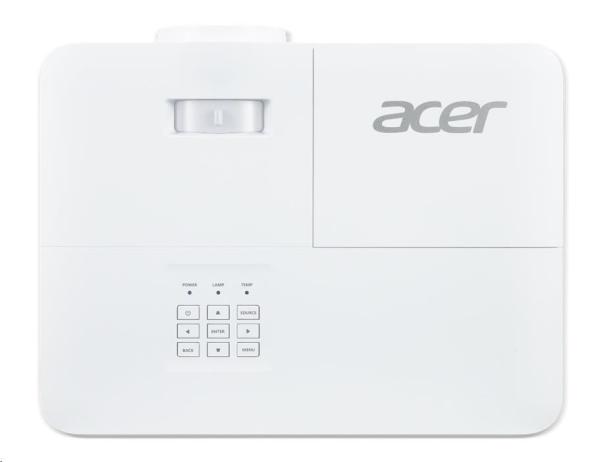 ACER Projektor P5550,  DLP 3D,  1080p (1920x1080),  5200 ANSI,  15 000:1,  VGA,  HDMI(MHL),  HDMI,  RJ45,  repro 1x10W,  2.73Kg,  L0