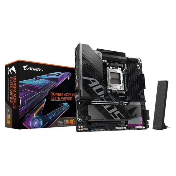GIGABYTE MB Sc AM5 B840M DS3H WIFI6,  AMD B840,  4xDDR5, WIFI,  DP,  HDMI,  mATX