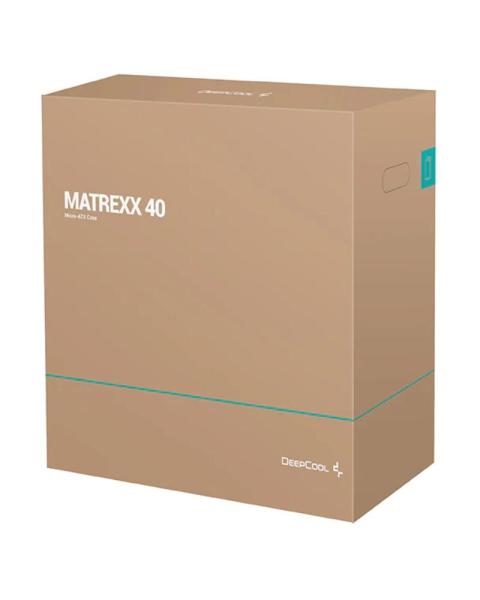 DEEPCOOL Case MATREXX 40 3FS,  mATX,  3x120mm Fan,  černá5