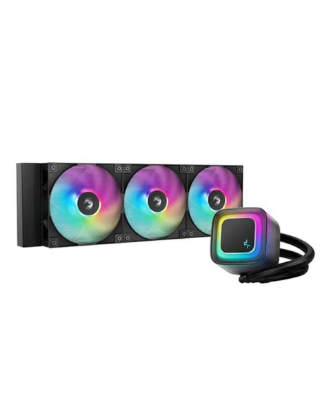 DEEPCOOL Vodní chladič LE360 V2,  ARGB,  3x 120mm,  AM5,  LGA1851,  černá