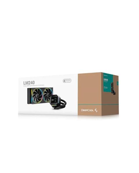 DEEPCOOL Vodní chladič LM240,  ARGB,  2x 120mm,  AM5,  LGA1851,  černá5