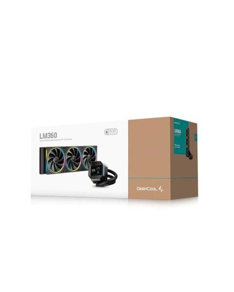 DEEPCOOL Vodní chladič LM360,  ARGB,  3x 120mm,  AM5,  LGA1851,  černá5