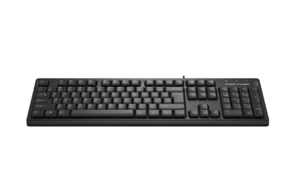 A4tech FK12,  multimediální kancelářská klávesnice,  CZ/ US,  USB,  černá3