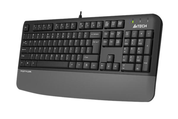 A4tech FK20,  multimediální kancelářská klávesnice,  CZ/ US,  USB,  šedá1
