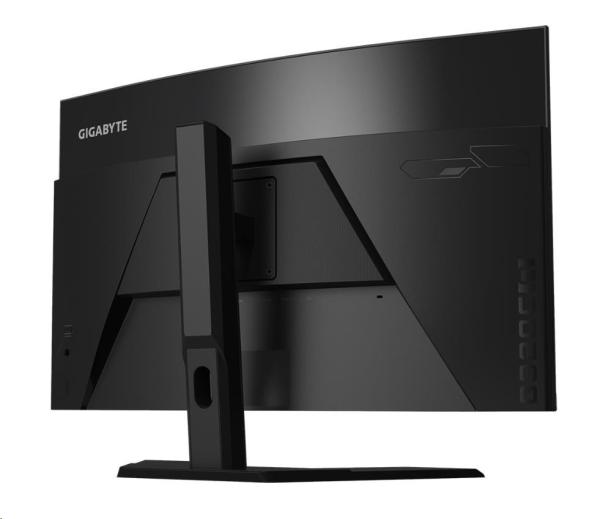 GIGABYTE LCD - 31.5" herný monitor G32QC A,  2560x1440 QHD,  350 cd/ m2,  1 ms,  2xHDMI 2.0,  1xDP 1.2,  2xUSB 3.0,  krivka,  VA6