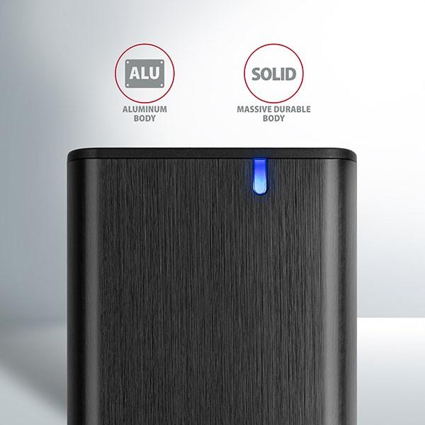 BAZAR - AXAGON EEM2-SBC,  USB-C 3.2 Gen 2 - M.2 SATA SSD kovový RAW box,  bezšroubkový - Po opravě (Komplet)8