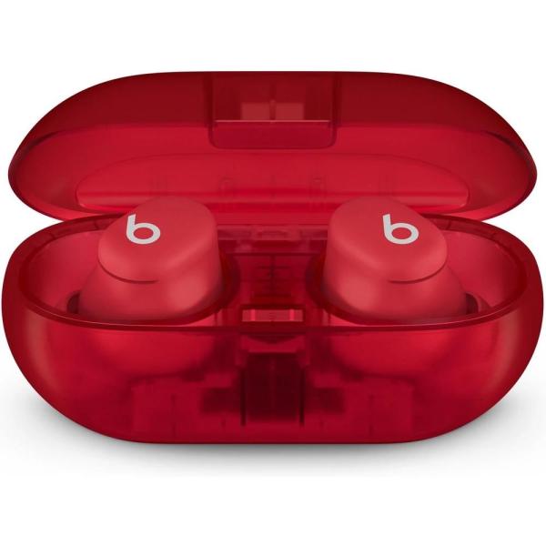 Beats Solo Buds - True Wireless Earbuds - Transparent Red1
