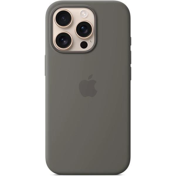 iPhone 16 Pro Silicone Case with MS - S.Gray / SK