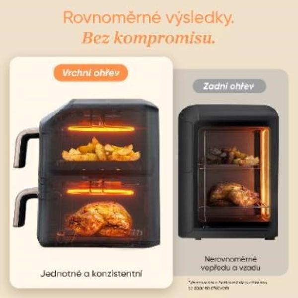 Cosori Turbo Tower Compact horkovzdušná fritéza 8, 6 L černá7