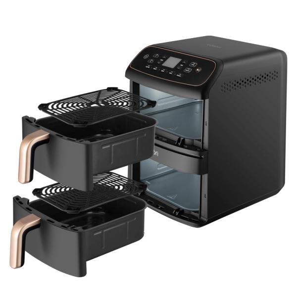 Cosori Turbo Tower Compact horkovzdušná fritéza 8, 6 L černá8