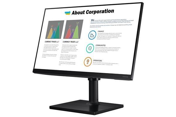 SAMSUNG MT LED LCD monitor 24" 24T450FQRXEN-Flat, IPS, 1920x1080, 5ms, 75Hz, HDMI, DisplayPort14