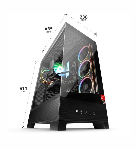 LYNX Challenger Ryzen 7 5800X 32GB 1TB SSD NVMe RTX 5070 12G W11 Home7