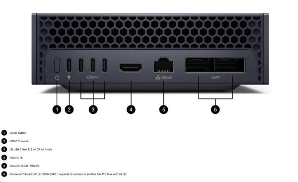 DELL PC Pro Max with GB10 FCM1253/ TPM/ NVIDIA GB10 Grace/ 128GB/ 4TSSD/ NVIDIA GB10 Blackw/ 280W Type-C/ NVIDIA DGX OS7/ 1Y NBD3