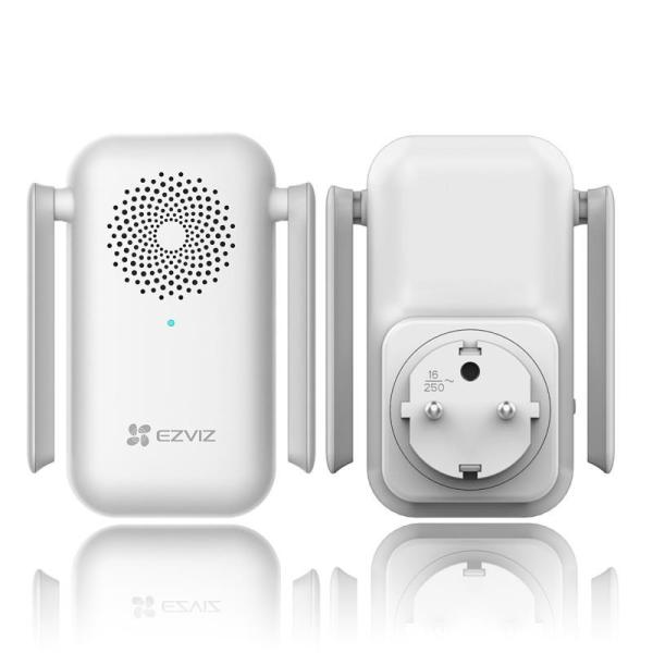 BAZAR - Ezviz DB2 3K - baterií napájený vstupní wi-fi videozvonek - bílý - Po opravě (Komplet)2