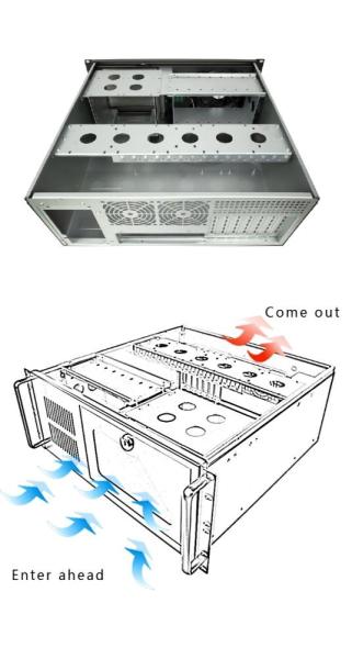 serverová skriňa 1stCOOL IPC 4U-450,  19" Rack Black,  bez zdroja napájania2