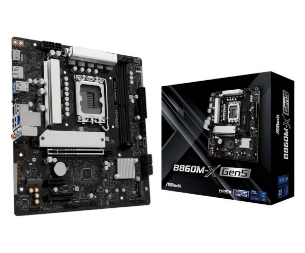 ASRock MB Sc LGA1871 B860M-X Gen5,  Intel B860,  2xDDR5,  1xDP,  1xHDMI,  mATX