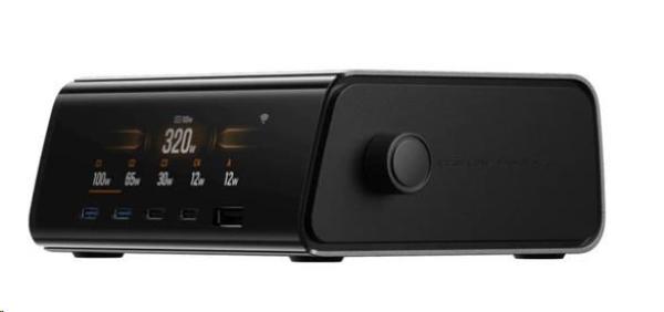 EcoFlow RAPID Pro Stolní nabíječka (320W,  5 Portů,  GaN)