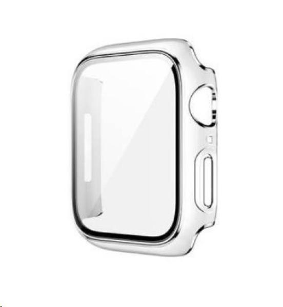 COTECi polykarbonátové pouzdro s ochranou displeje pro Apple Watch 45 mm čirá