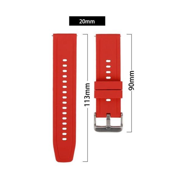 RhinoTech univerzální silikonový řemínek Quick Release 20mm bílý3