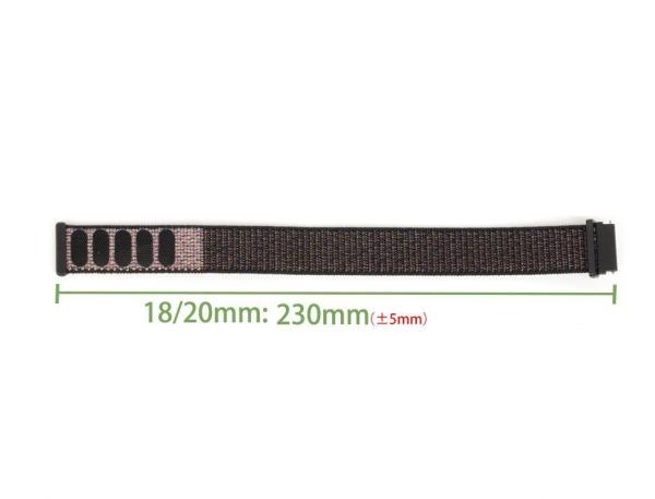 RhinoTech univerzální nylonový řemínek Quick Release 20mm bílý2