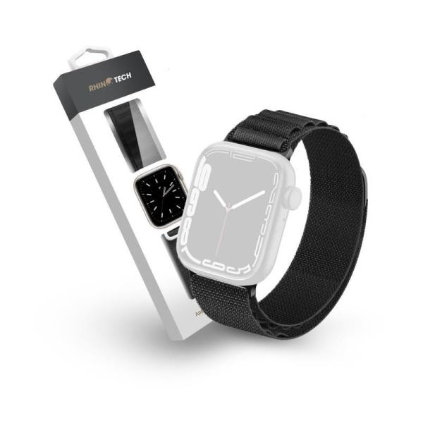 RhinoTech řemínek Ultra Alpine Loop pro Apple Watch 42/ 44/ 45/ 49m černá