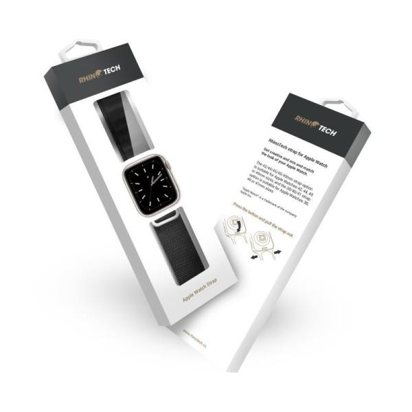 RhinoTech řemínek Ultra Alpine Loop pro Apple Watch 42/ 44/ 45/ 49m černá3
