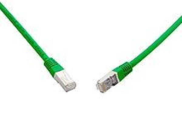 SOLARIX 10G patchkábel CAT6A SFTP LSOH 2m, zelený