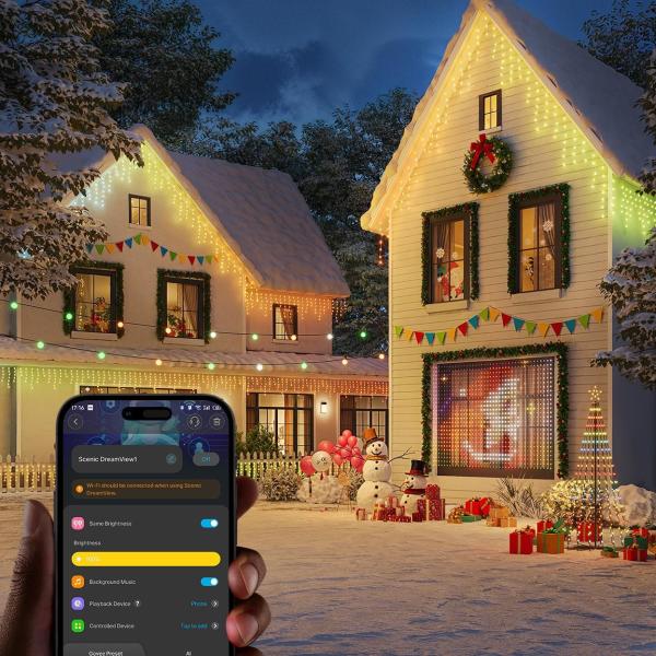 Govee Smart LED rampouchy RGBIC 10m,  bílé,  Matter0