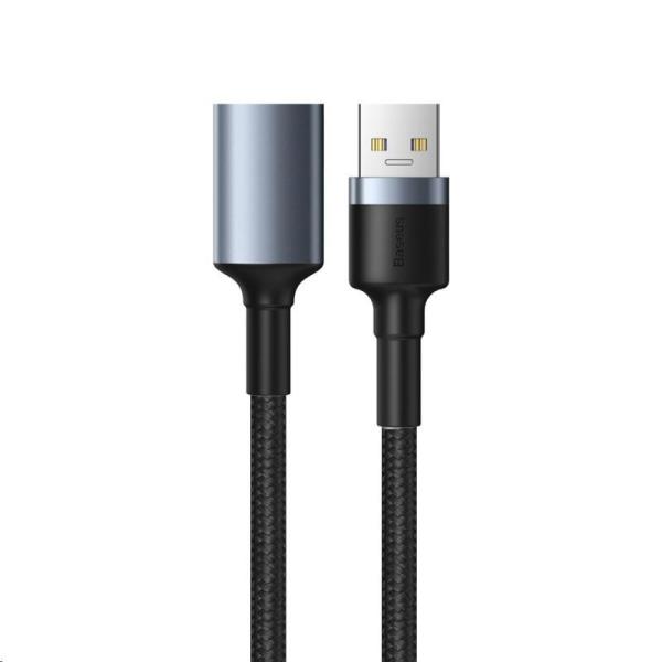 Nabíjací/ dátový kábel Baseus Cafule USB3.0 samec na USB3.0 samica 2A 1m,  sivá2