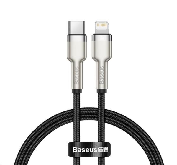Baseus Cafule Series USB-C na Lightning PD 20W 2m nabíjací/ dátový kábel,  čierny1