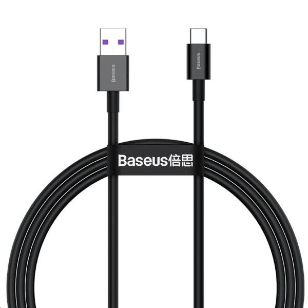 Baseus dátový kábel Superior USB-C 1m 6A 66W čierny