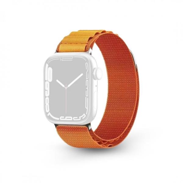 RhinoTech řemínek Ultra Alpine Loop pro Apple Watch 42/ 44/ 45/ 49mm oranžová2