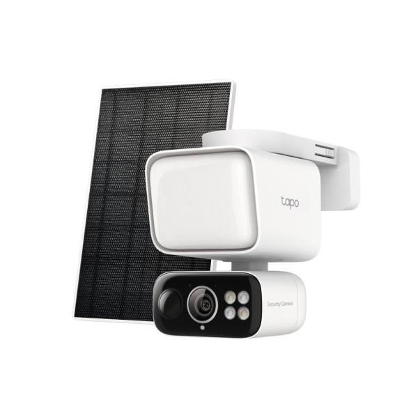 TP-Link Tapo C615F KIT venkovní kamera se světlometem,  solární panel (3MP,  2K,  1296p,  IR,  WiFi,  micro SD card,  IP65)1