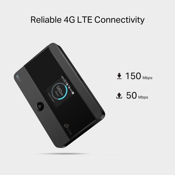 TP-Link M7352 přenosný WiFi4 router (4G LTE,  2, 4GHz,  1xUSB-C,  1xnanoSIM,  1xmicroSD)5