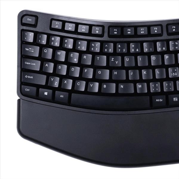 Hama ergonomická klávesnica EKC-400,  odnímateľná podložka pod zápästie3