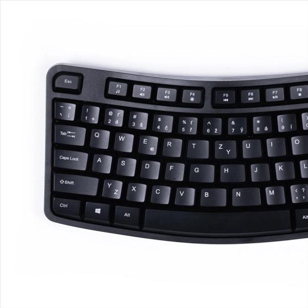 Hama ergonomická klávesnica EKC-400,  odnímateľná podložka pod zápästie4