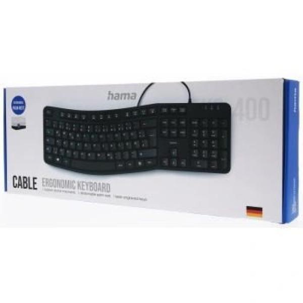Hama ergonomická klávesnica EKC-400,  odnímateľná podložka pod zápästie5