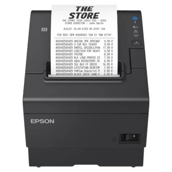 POŠKOZENÝ OBAL - Epson TM-T88VII,  USB,  USB Host,  RS232,  Ethernet,  ePOS,  black